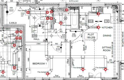 Snip of floor plans